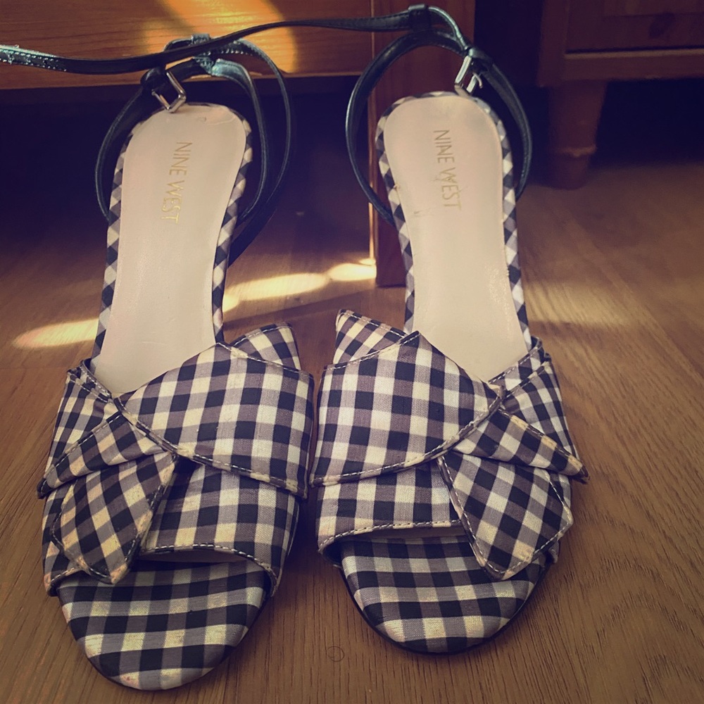 Checkered Nine West Pump